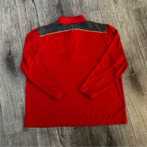 Kansas City Chiefs Quarter Zip - Sz XL